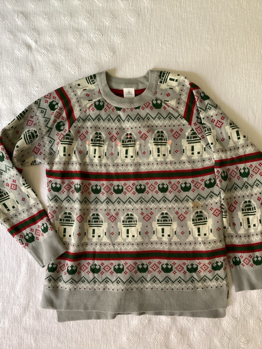 Disney R2 D2 light up womens Ugly Christmas sweater -SZ L
GK